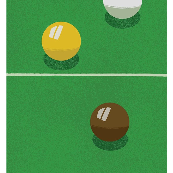 Snooker Balls 1 A3 poster-print