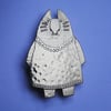 Mrs Cat brooch
