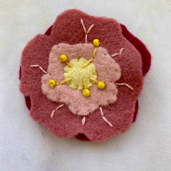 Large Peony Hairclip