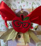Back to School Hair Bow – Cute & Fun Hair Clip Apple  - Image 3