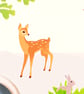 Woodland Fox, Personalised Door Hanger - Image 2