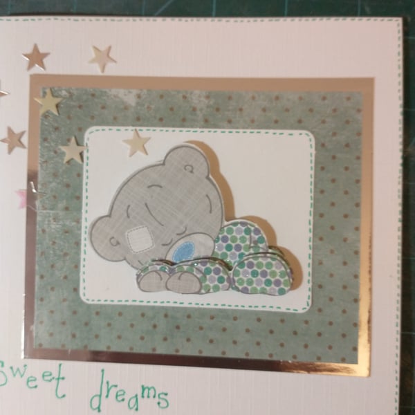 Sweet dreams child's birthday card