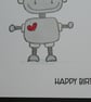 Child's Birthday Card - Robot - Image 5