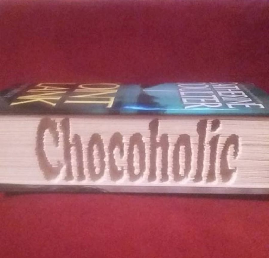 Chocoholic CUT & FOLD Book Folding Pattern - EMAILED PDF PATTERN