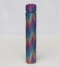Long Beaded Wooden Needlecase in Shimmer Design - Image 5