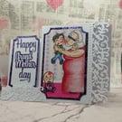 Mothers day card - dimensional and modern