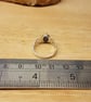 Celtic knot Kyanite ring. blue gemstone ring. UK SIZE N - Image 4