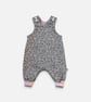 Leopard Print and Dusky pink Romper (reversible) - sizes up to 9-12mths  - Image 2