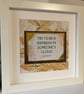 Maya Angelou Quote Framed Art: "Rainbow in Someone's Cloud"
