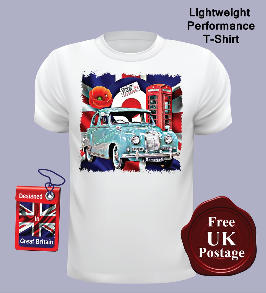 Austin A40 Somerset T Shirt, Mens T Shirt, Choose Your Size