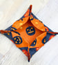 Fabric storage box with Pumpkins and Stars - Halloween - Image 2