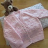 Special Order for Sally 18" Knots Patterned Cardigan