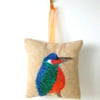 Lavender Bag, Embroidered Lavender Bag, Bird Lavender Bag, pin cushion