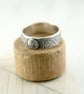 Elvish Silver Ring Band - The Road Goes Ever On - Elven Fantasy Script - Image 5