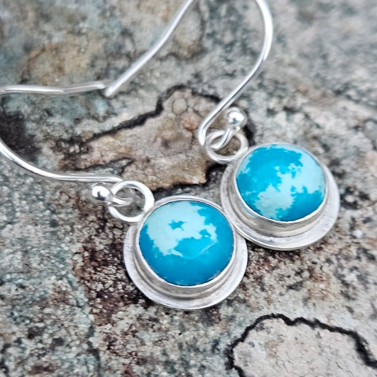 Turquoise Mountain Earrings 