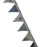 Green and grey mini (dresser) bunting  - Image 4