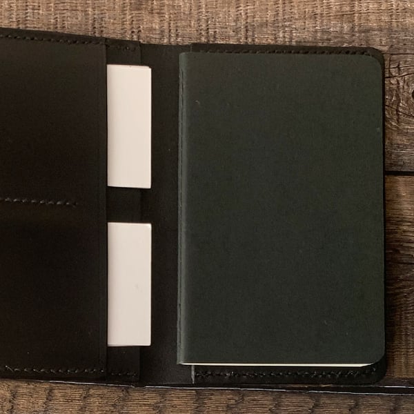 Leather Notebook & Moleskin Cashier Book