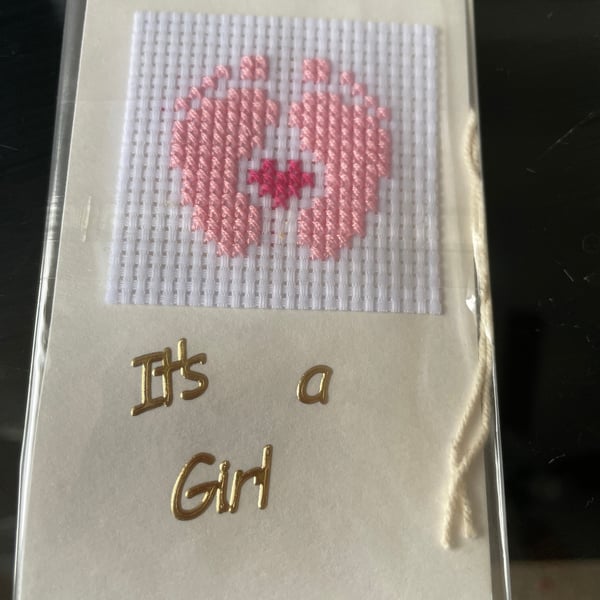 It s a girl gift tag