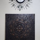 handmade patina painting with a unique,elegant finish-perfect for home or office