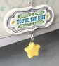 Small Ceramic dangly decoration with star - Image 2