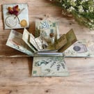 Vintage Finds Discovery Box. Vintage Junk Journal Box. Botanical Ephemera Gift