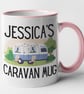 Personalised Name Caravan Mug  NEW Design Caravan Gift  - Image 2