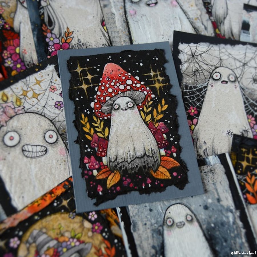 ghostober ghost - day 8 - fly agaric 