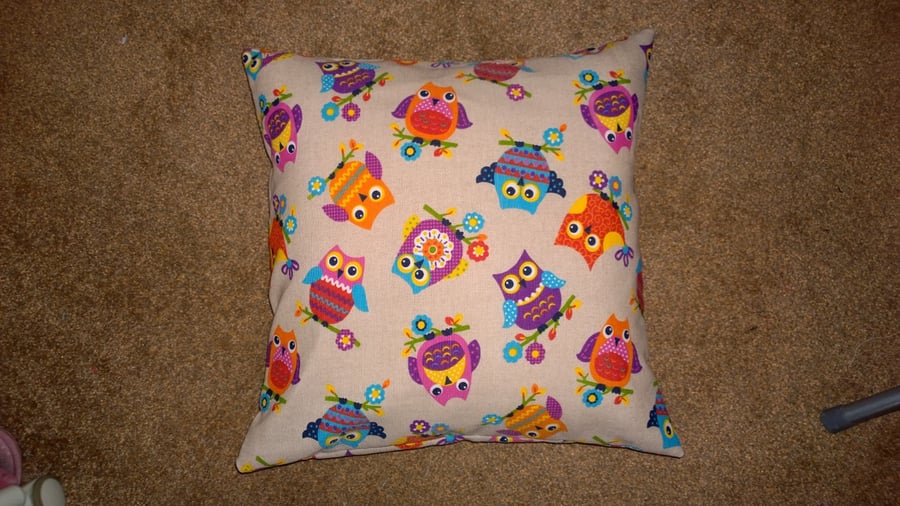 Owl Cushion Cover