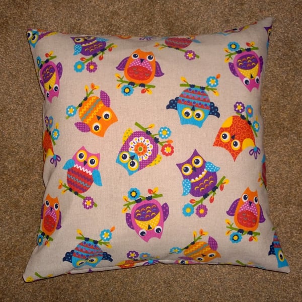 Owl Cushion Cover