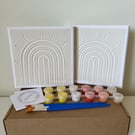 Paint It yourself Textured Art kit Handmade Fun Activity For Kids And Adults