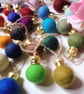 Felt Ball Festoon Garland, Rainbow Colours, Eclectic Bohemian Interiors.
