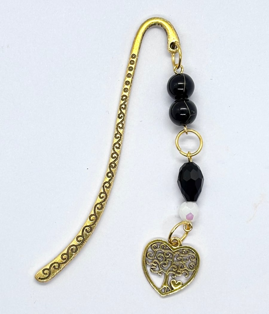 Beaded Bookmarks With Metal Hooks and Tree of Life Charm