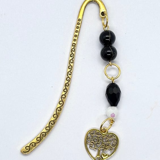 Beaded Bookmarks With Metal Hooks and Tree of Life Charm