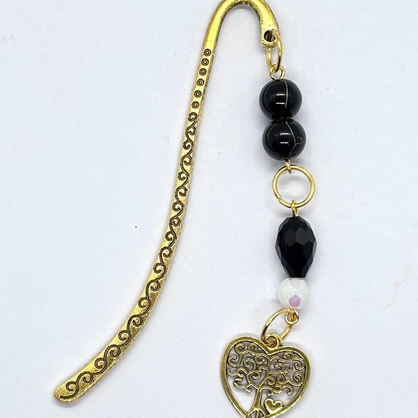 Beaded Bookmarks With Metal Hooks and Tree of Life Charm