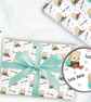 Personalised teabag plushie wrapping paper 