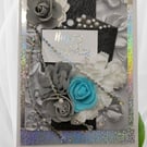 Handmade Happy Birthday Cards, Flowers Luxury Cards