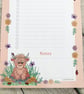 Notepad - A5 Recycled Paper To Do List Notepad - Baby Highland Cow - Image 4
