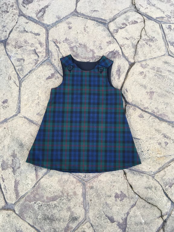 Baird Tartan Pinafore Dress