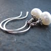 Freshwater Pearl Earrings - Ivory