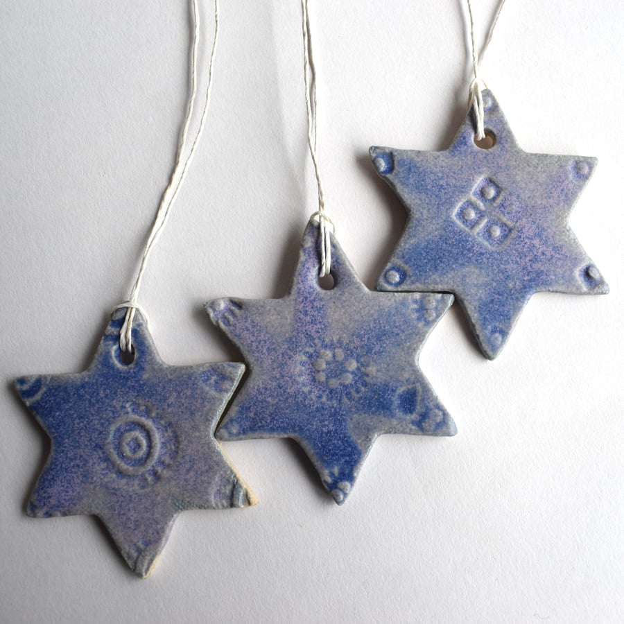 Ceramic Star Decorations