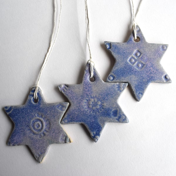 Ceramic Star Decorations
