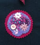Hand Embroidered Reusable Felt Bag - Image 2
