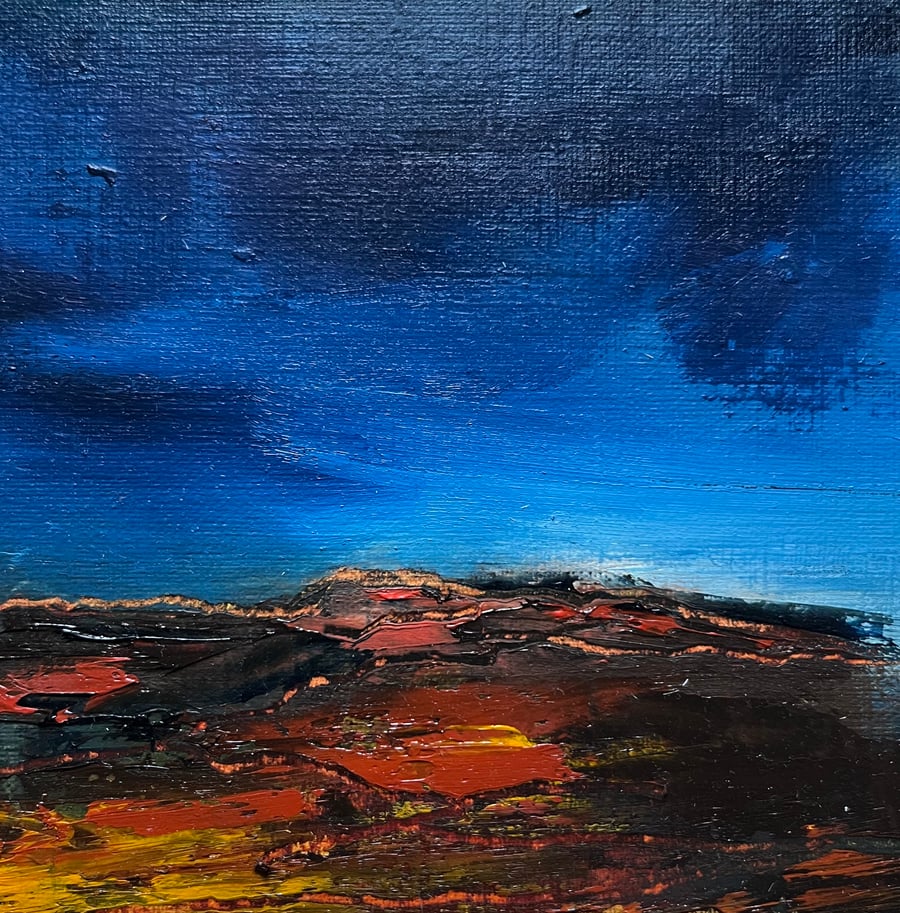 Mini Mounted Oil Sketch