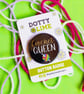 Crochet Queen button badge keyring, birthday badge keyring, crochet gift
