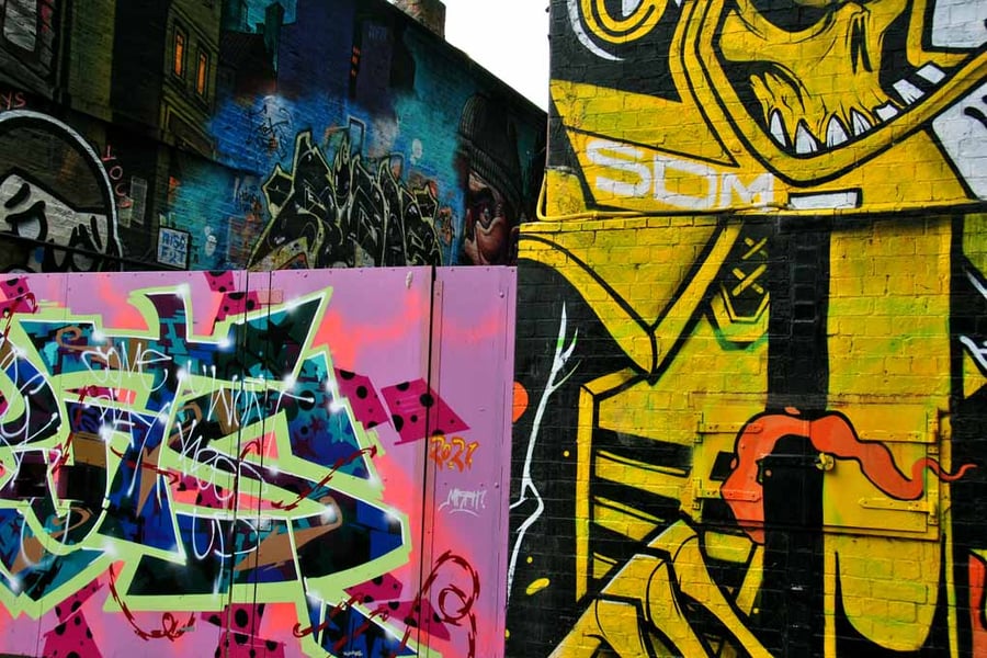 Street Art Graffiti Digbeth Birmingham UK Photograph Print