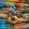 Hand dyed sock yarn 4ply Merino Nylon 100g  Golden weather 