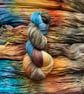 Hand dyed sock yarn 4ply Merino Nylon 100g Cinder Path - Image 1