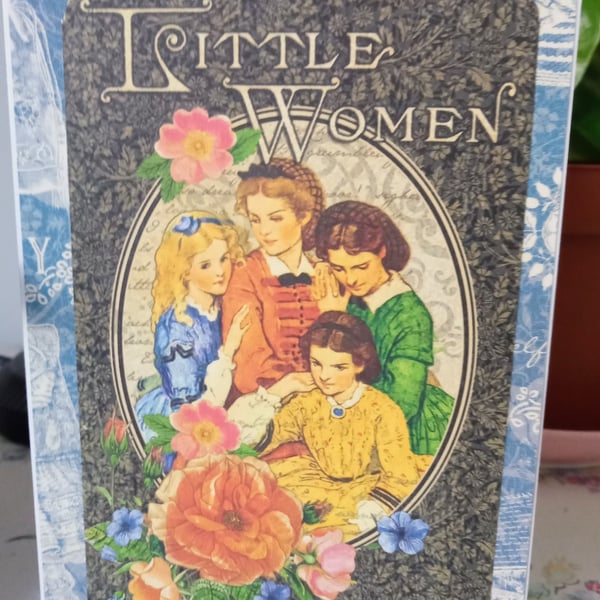 Vintage-style Card -  Little Women Card - Card to Frame - Treasured Keepsake 
