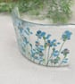 Fused Glass Mini Curve - Forget Me Nots