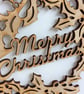 'Merry Christmas' wreath (medium) - Image 3
